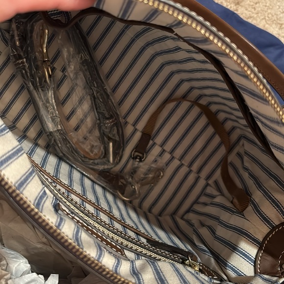 NWT DOONEY & BOURKE Shoulder bag, handbag purse carry handles removable strap - Picture 9 of 15